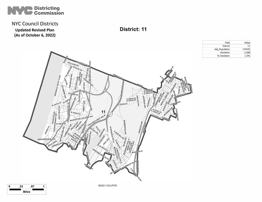 As the city&rsquo;s redistricting commission has drawn it, the new district represented by Eric Dinowitz looks much the same as it does now. Dinowitz had testified in a hearing to revert changes to his district, including making his district a majority Latino one.
