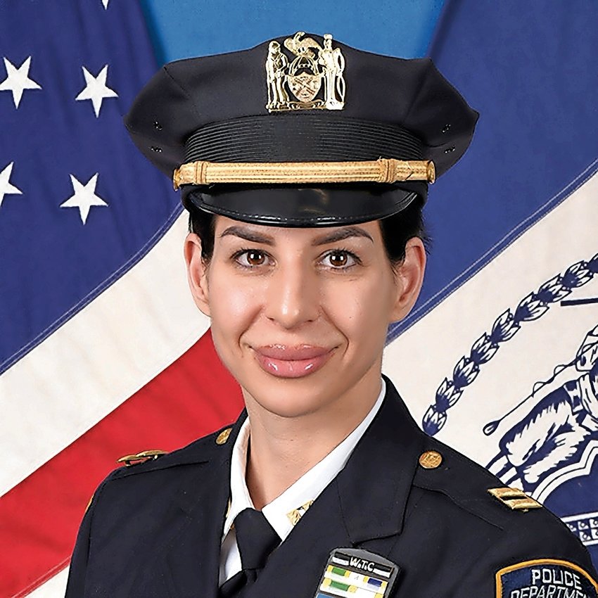 Official NYPD portrait of Captain Filaastine Srour.