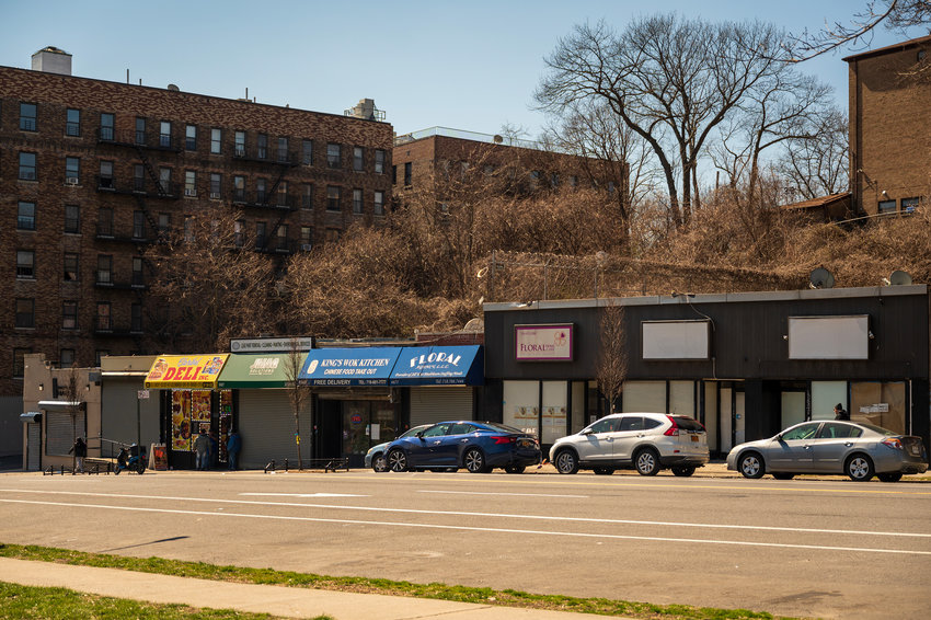 All but two businesses at 6661 Broadway have shuttered ahead of the building&rsquo;s demolition to make way for a new proposed homeless shelter built and operated by Westhab Inc.