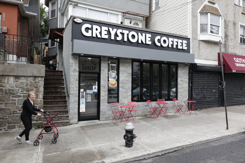 Customers and owners of Greystone Coffee on Mosholu Avenue say residents from The W Assisted Living around the corner on Broadway regularly wander into the establishment asking for money. The W&rsquo;s managers say residents there &mdash; who are free to come and go as they please &mdash;&nbsp;receive just $261 a month from the government.
