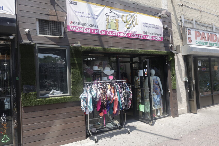 Eli Clothing Boutique on Broadway lost thousands in cash and clothing when robbers made a hole to get into the store on June 24.