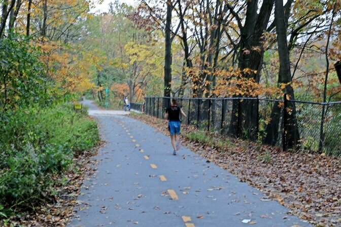 The Empire State cross country trail at Van Cortlandt Park was the scene of recent muggings of Manhattan College students in broad daylight.