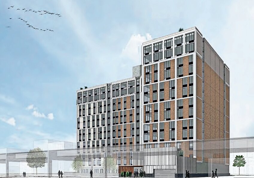 A proposal for a 13-story building at 5602-5604 Broadway is expected to consist of entirely affordable apartments. There is currently no timeline for construction, but affordable housing is just what the area needs according to CB8 land use committee chair Chuck Moerdler.