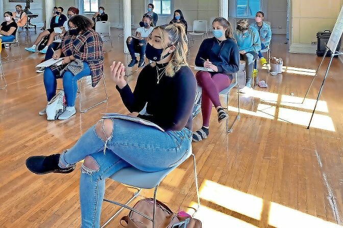 A new Nassau County law would allow these students to wear masks as a medical precaution, so long as police determine that is their intent.