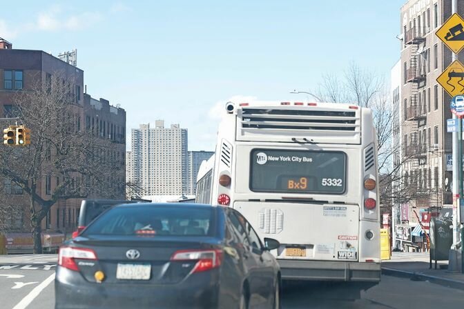A 74-year old man was pushed off a Bx9 bus in the vicinity of West Kingsbridge Road and Sedgwick Avenue and required hospitalization earlier this month.