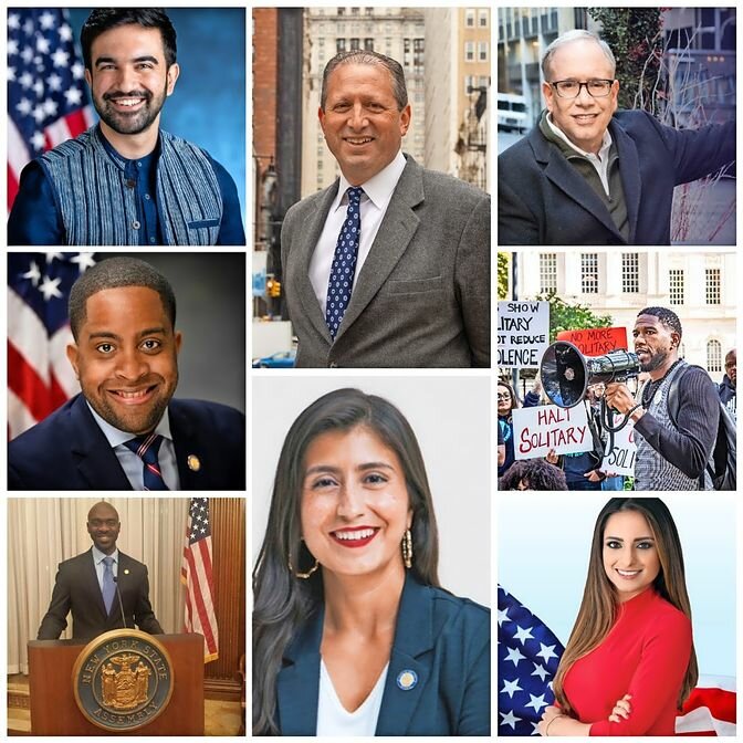 Eight city and state political candidates, six of who are running for mayor, spoke s part of the Benjamin Franklin Reform Democratic Club