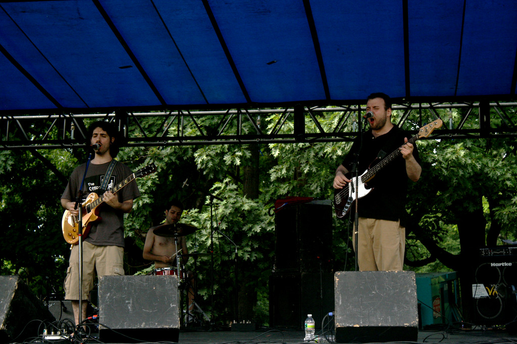 Riverdale band Genetic Control performs at the second annual Riverfest on June 12.