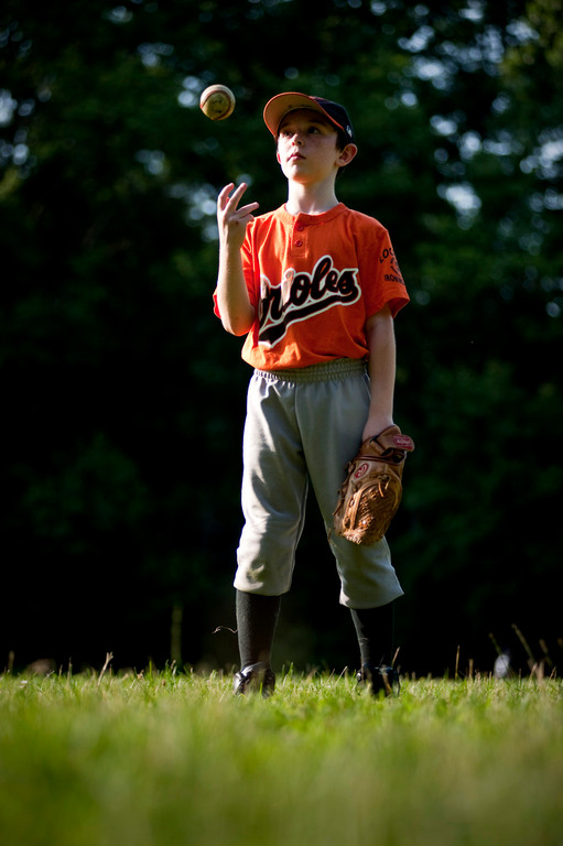 North Riverdale Little Leaguer Sean Gallagher, who pitched a perfect, 8-inning game on June 16. Gallagher collected 20 K's.     Photo by Karsten Moran