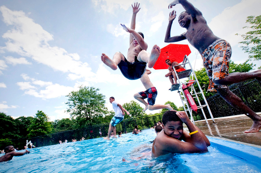 The Van Cortlandt Pool opened for the summer on June 29.