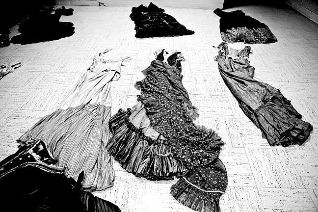 Dresses for the Bronx Opera Company's performance of 'La Traviata.'