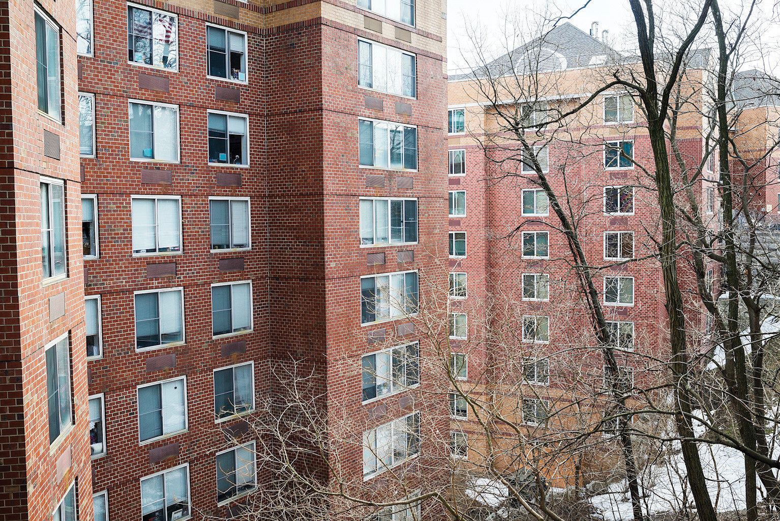 Horan Hall at Manhattan College, which some residents say has a mouse infestation, on March 11.