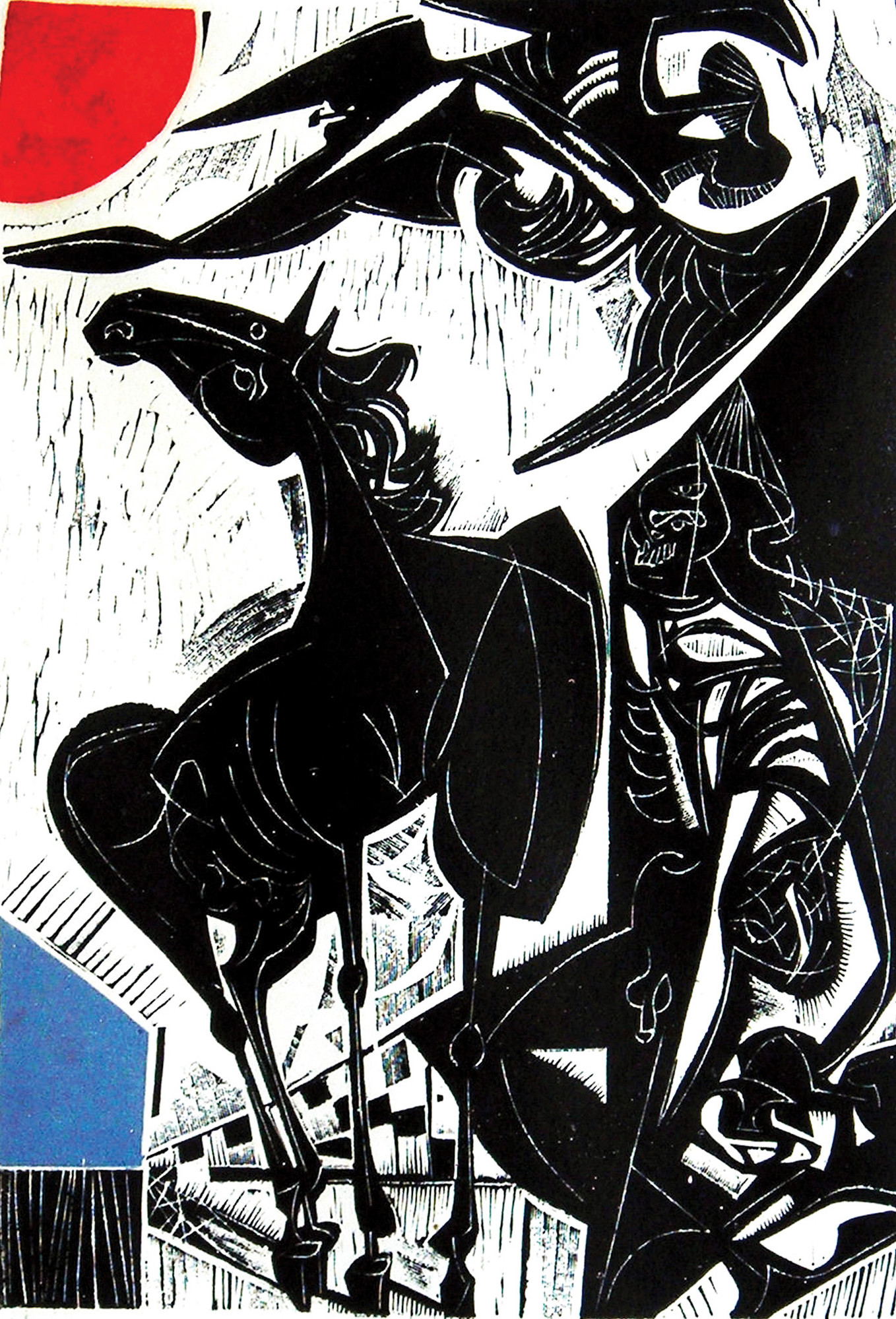 Vincent Hložník, 'Untitled', 1962, linocut.