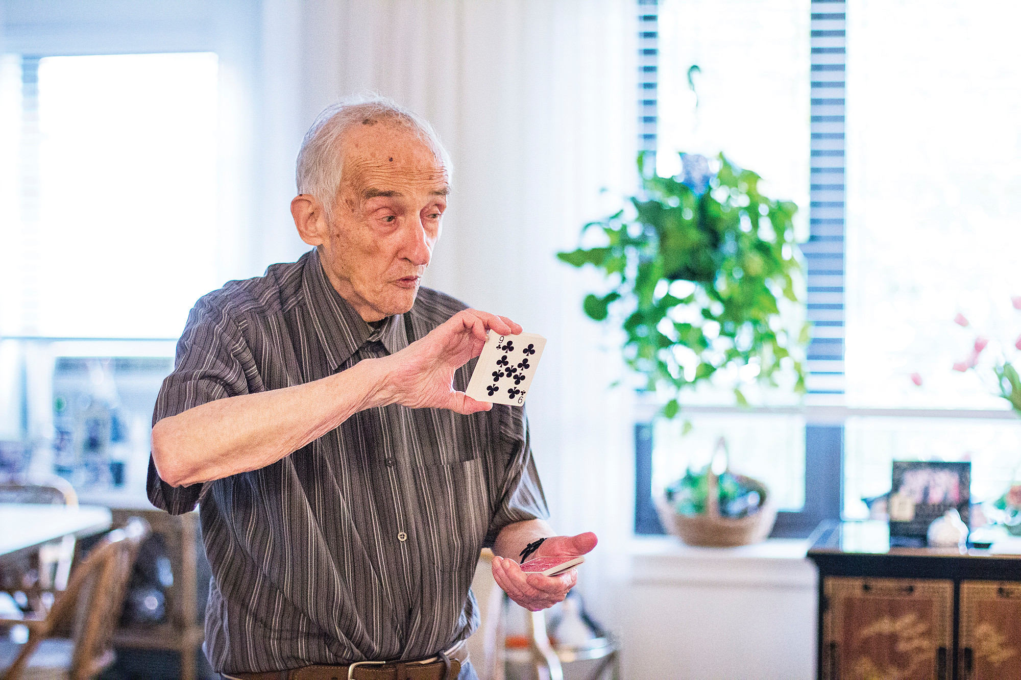 Jerry Oppenheimer, 93, in his home on June 19.