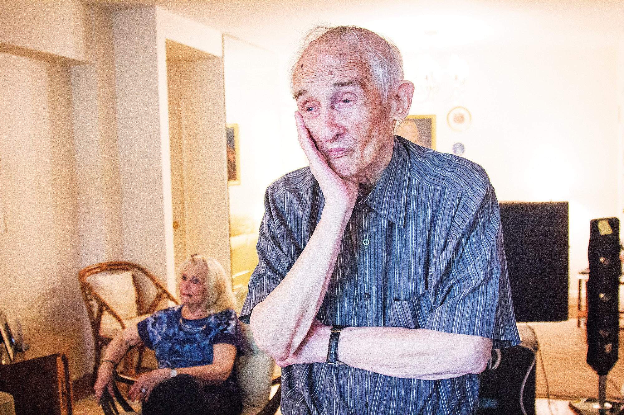 Jerry Oppenheimer, 93, in his home on June 19.