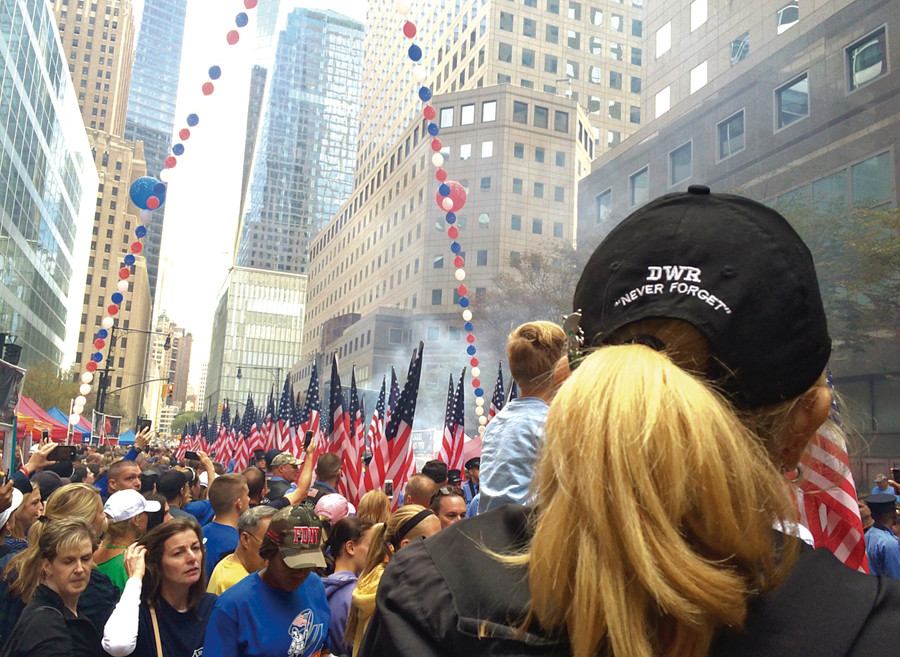 The scene at the recent Tunnel to Towers 5K Run and Walk on Sept. 27.