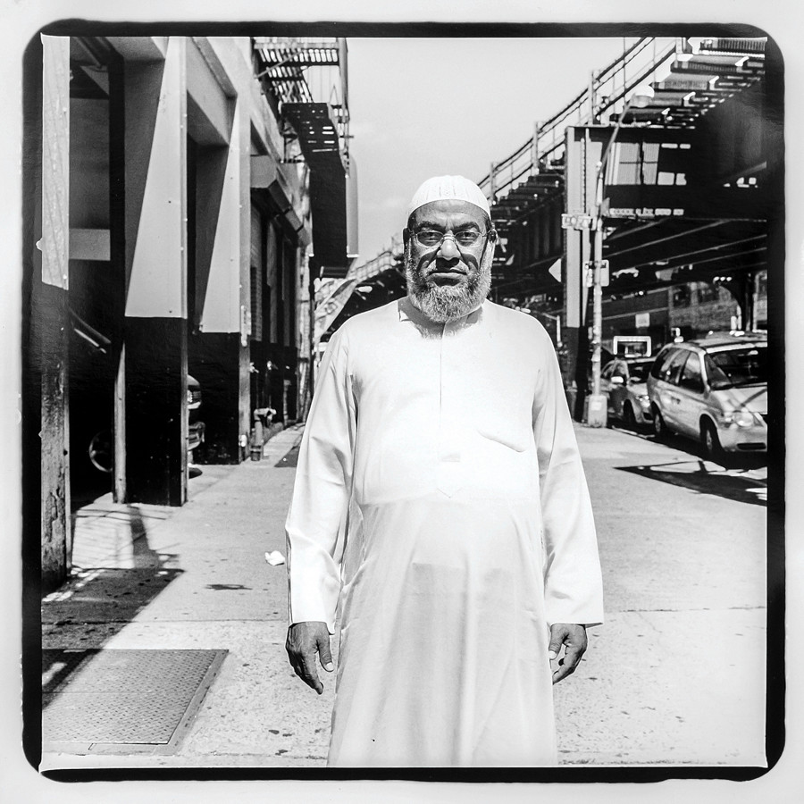 An Imam from the large Muslim community along Jerome Avenue.
