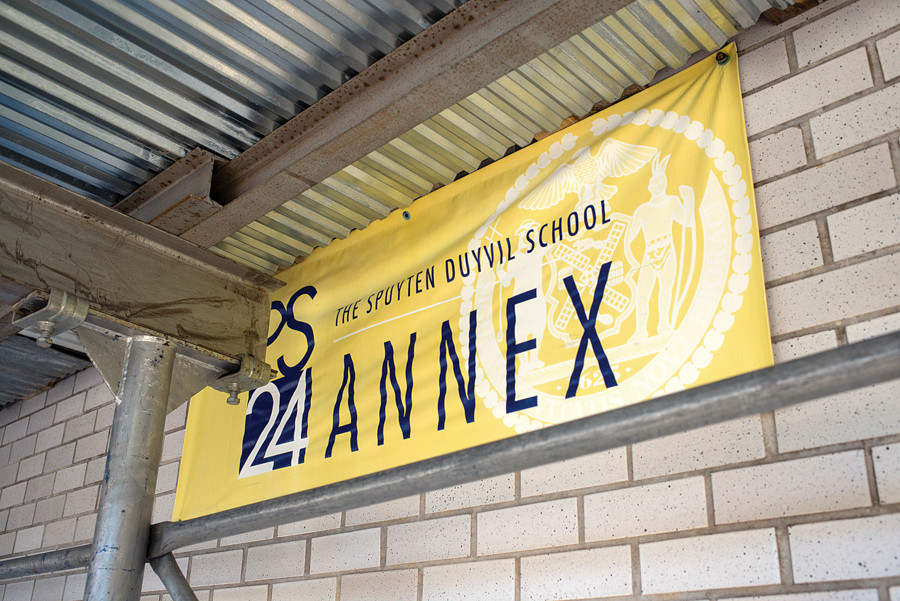 The P.S. 24 Annex on Monday afternoon.