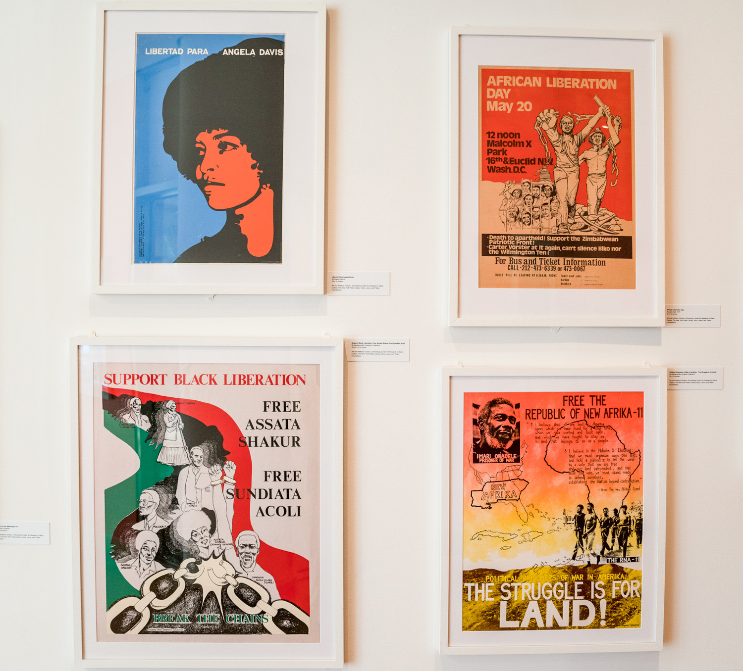 ‘Power in Print,’ an exhibition at the Schomburg Center for Research in Black Culture in Harlem, shows the posters of the black power movement. It runs through March 31.