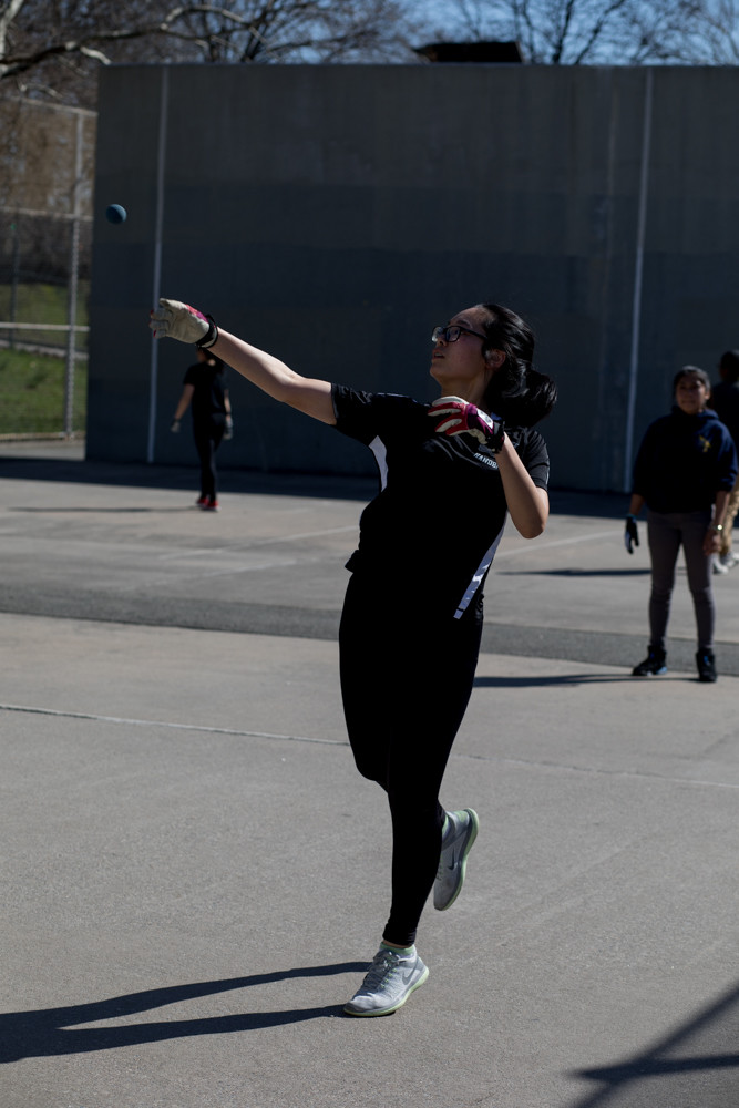 Bronx Science first-singles standout Hellen Zhang has never tasted defeat in the regular season in her four years with the Wolverines girls handball team.