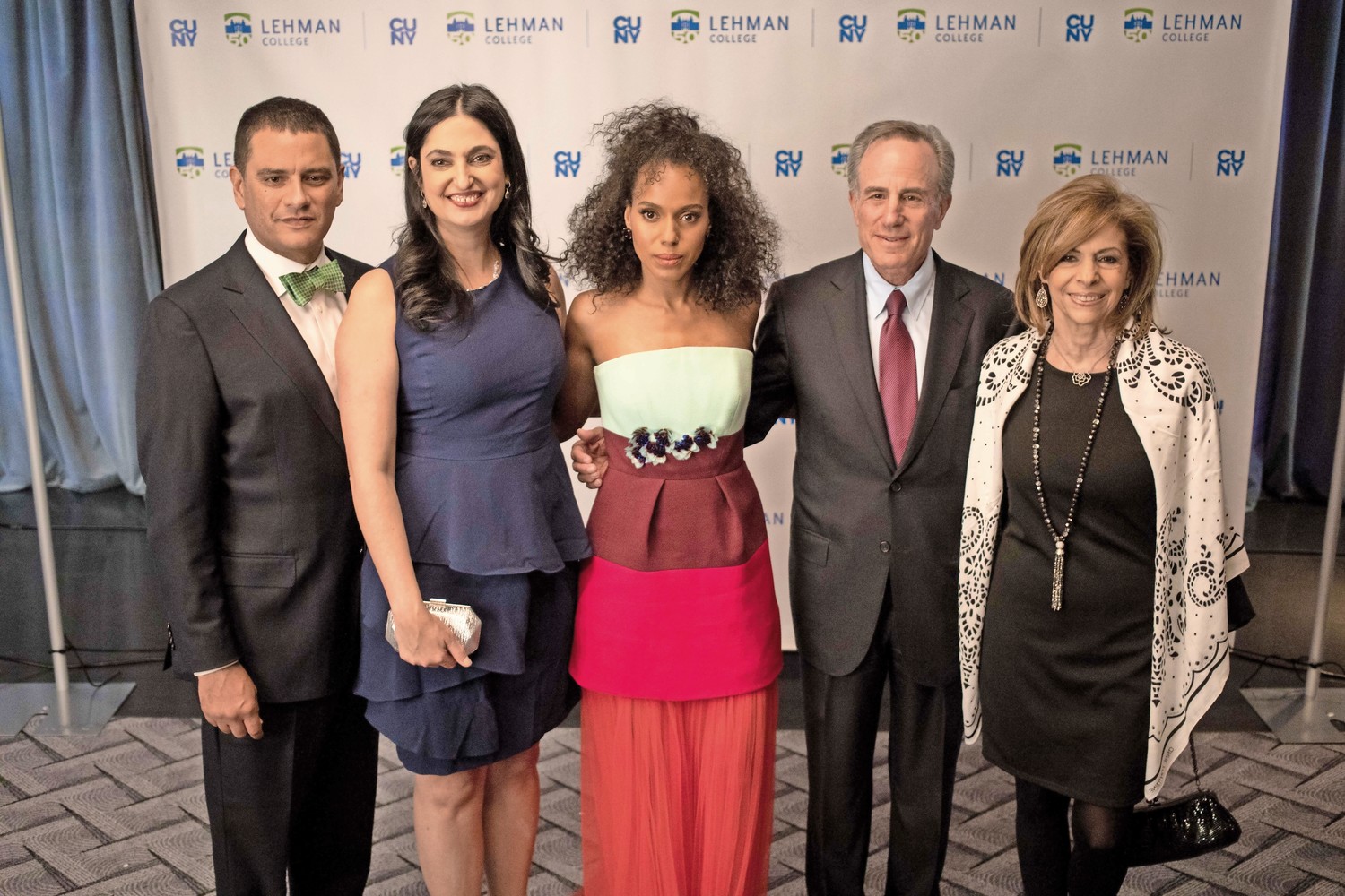 Lehman College honored the actress Kerry Washington with an award for artistic achievement at its 2018 gala.