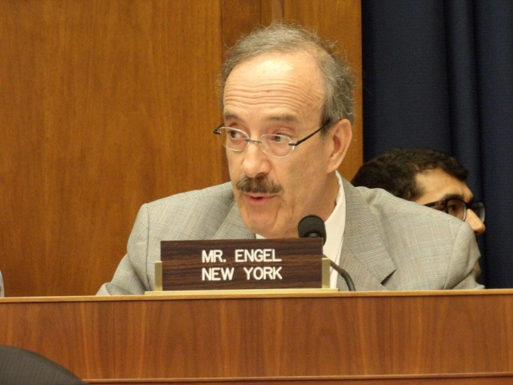 U.S. Rep. Eliot Engel speaks at the Energy and Commerce Committee in Washington last week. Engel faces a challenge in the June 26 Democratic primary from Jonathan Lewis, whose campaign literature levels a host of weighty accusations against Engel that left some voters seeking answers from both candidates.
