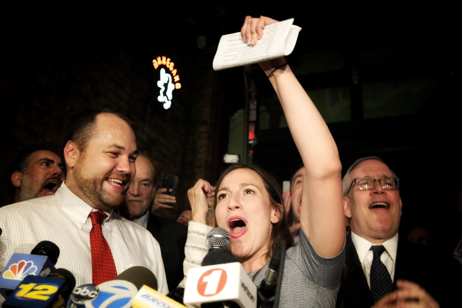 Alessandra Biaggi declares victory in her Sept. 13 primary race against state Sen. Jeffrey Klein.