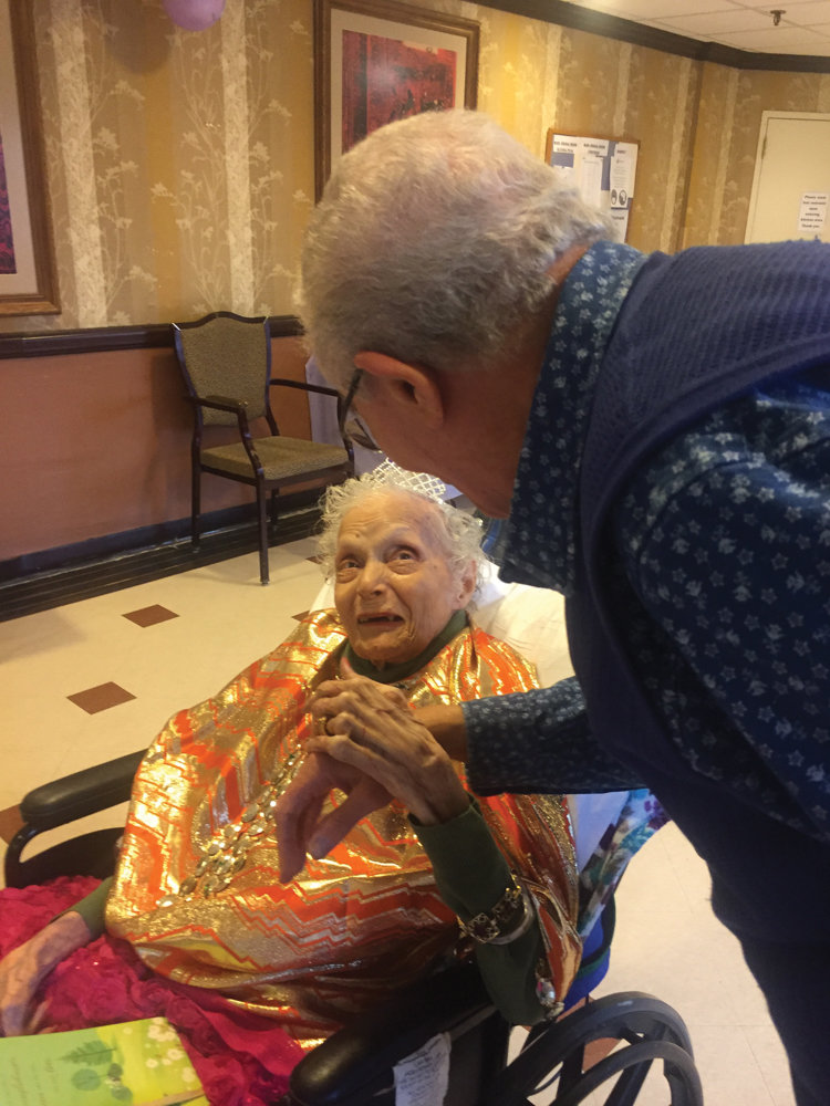 Dozens of people joined Bernice King to celebrate her 110th birthday in 2017 at Manhattanville Health Care Center, including many friends who have known her for decades. King died March 28, just a week shy of her 112th birthday.