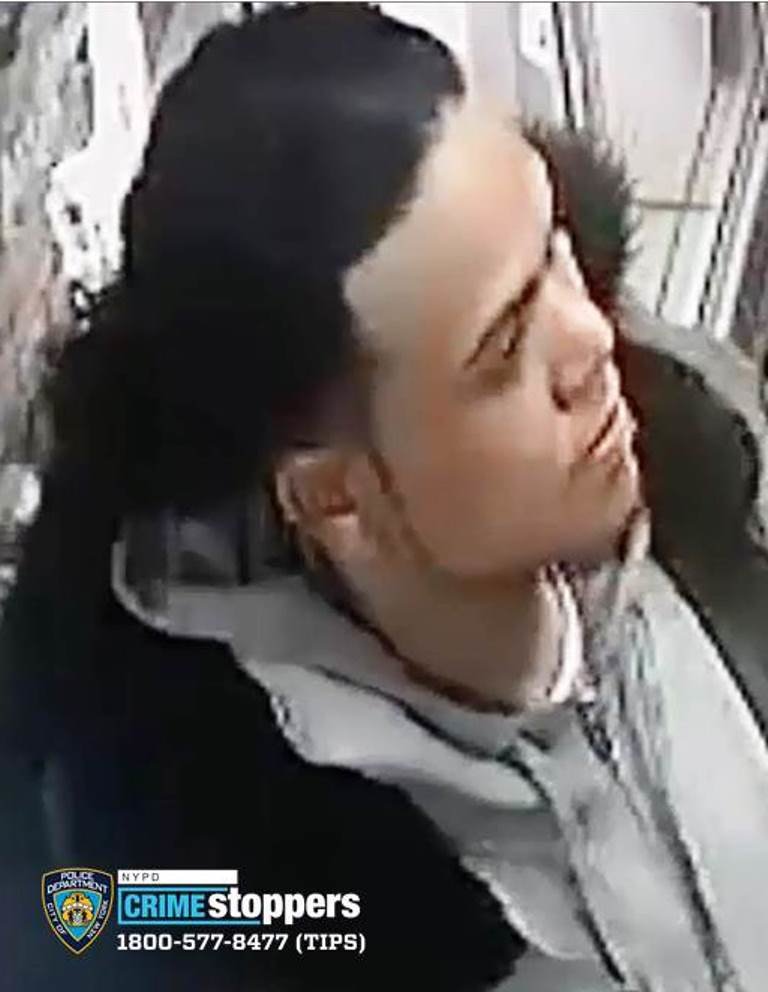 Police describe one of two men they say attacked an elderly person May 6 as a Hispanic man with light complexion in his 30s, 5-foot-8 with long black hair in a ponytail.