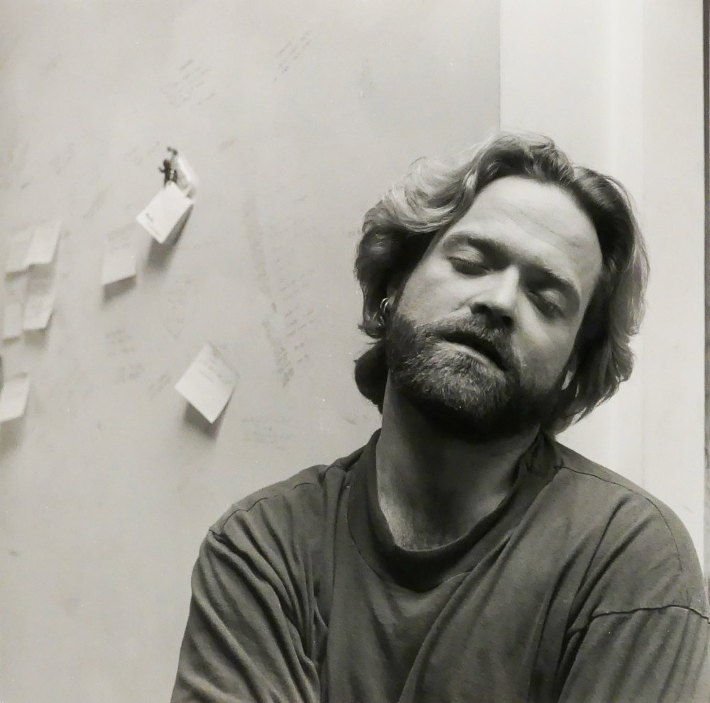 Robert Giard photographed writer Michael Klein in New York City in 1988. This portrait is included in the exhibition ‘Particular Voices,’ on display at Daniel Cooney Fine Art through July 26.
