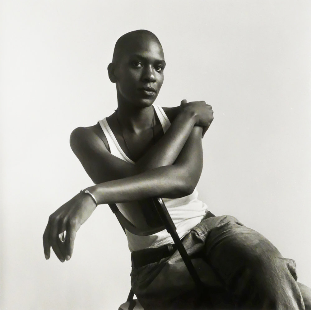 Robert Giard photographed poet Pamela Sneed in New York City in 1992.