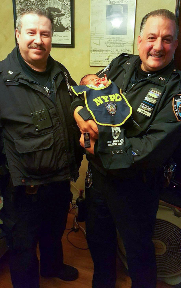 Officer Kevin Preiss, left, joined the New York Police Department in 1995, and spent most of his time in the 50th Precinct, where he had a number of valiant moments, including saving the life of a Manhattan College security guard in 2016 and helping deliver a baby earlier this year. Preiss reportedly died by suicide last month.