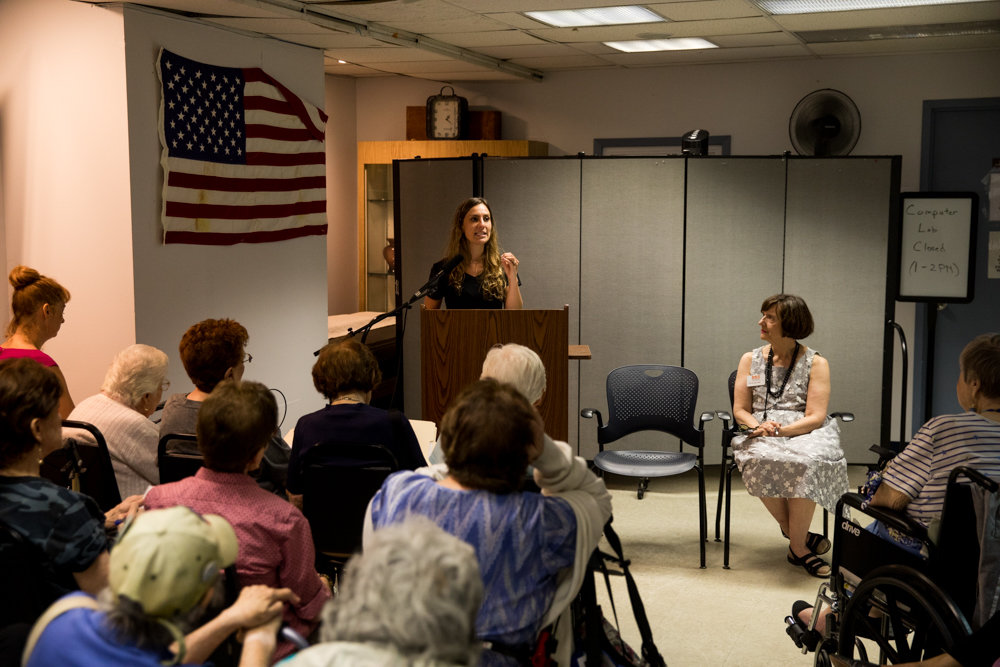 RSS-Riverdale Senior Services is a critical resource for many senior citizens in and around Riverdale, and is a venue where their voices can be heard, like in this information session with state Sen. Alessandra Biaggi. The senior center is celebrating its 45th anniversary this year.