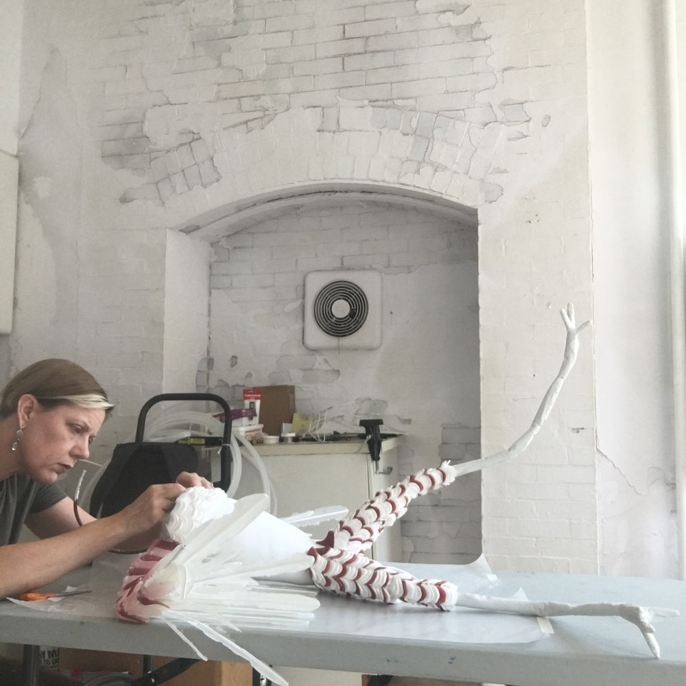 Michelle Frick had a chance to spend her summer on Governors Island for an artist residency through the nonprofit 4heads. Now three of her works — two of which were created during the residency — are on display for ‘Portal: Governors Island’ through Sept. 29.