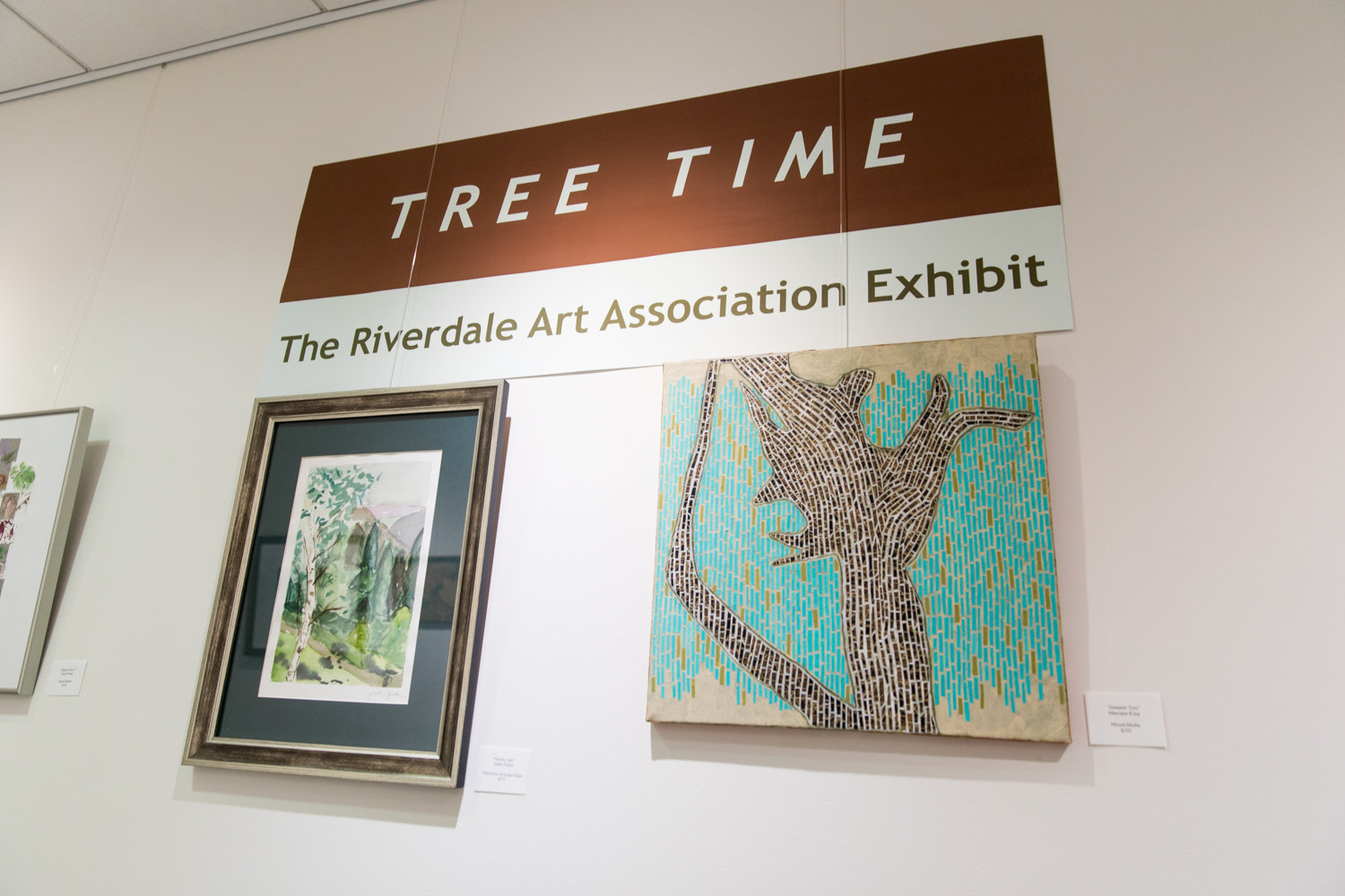 The Riverdale Y’s new exhibition ‘Tree Time’ showcases tree-themed artworks by members of the Riverdale Art Association. It is on display through Nov. 3.