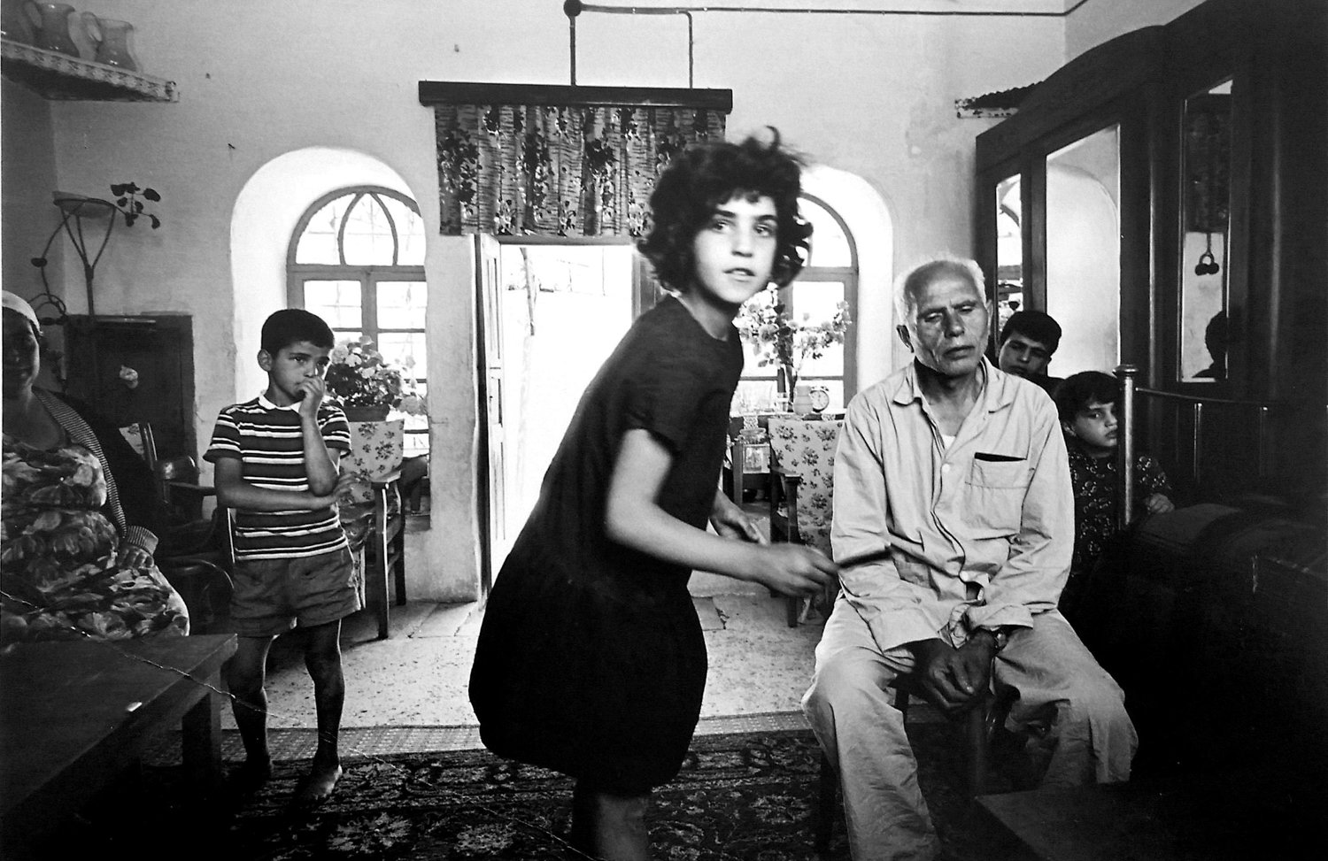 Leonard Freed photographed an Arab family at home in the Old City in 1967.