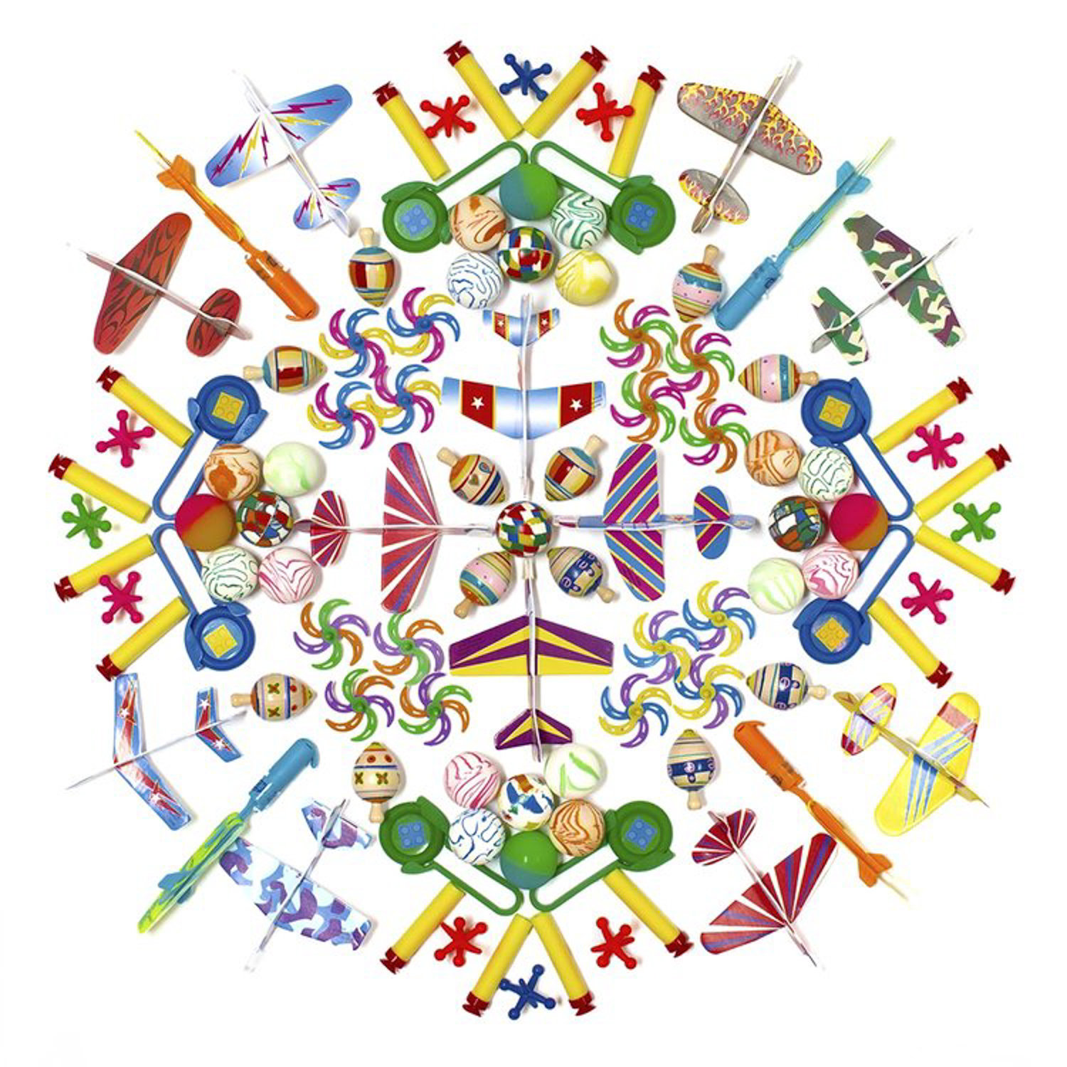 A selection of Paula Brett’s mandalas made out of various items are on display in the group exhibition ‘Picture This’ at Elisa Contemporary Art through Jan. 15.