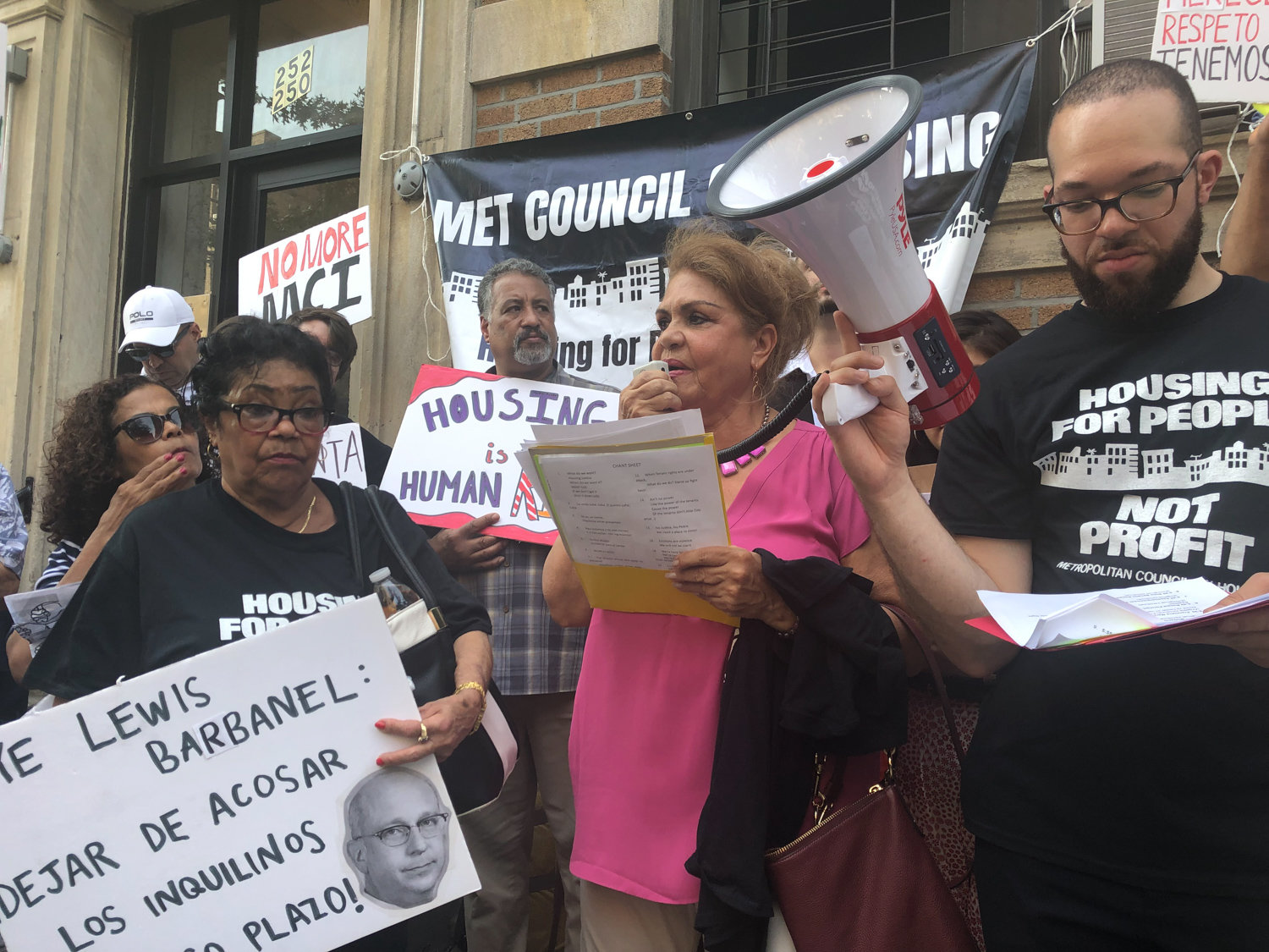 There are a number of actions beleaguered tenants can take to fight for better conditions, according to Met Council on Housing executive director Ava Farkas. Among them are taking their landlord to court, not paying rent, and arguing for rent reductions.