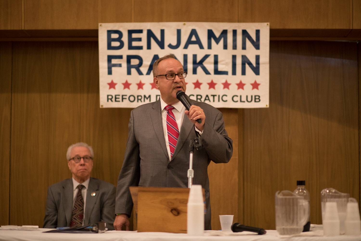 Benjamin Franklin Reform Democratic Club president Michael Heller looks to hold onto his seat in the club’s upcoming leadership election, but he’s facing insurrection from newer members who have put forth an alternative slate of candidates led by educator Morgan Evers.