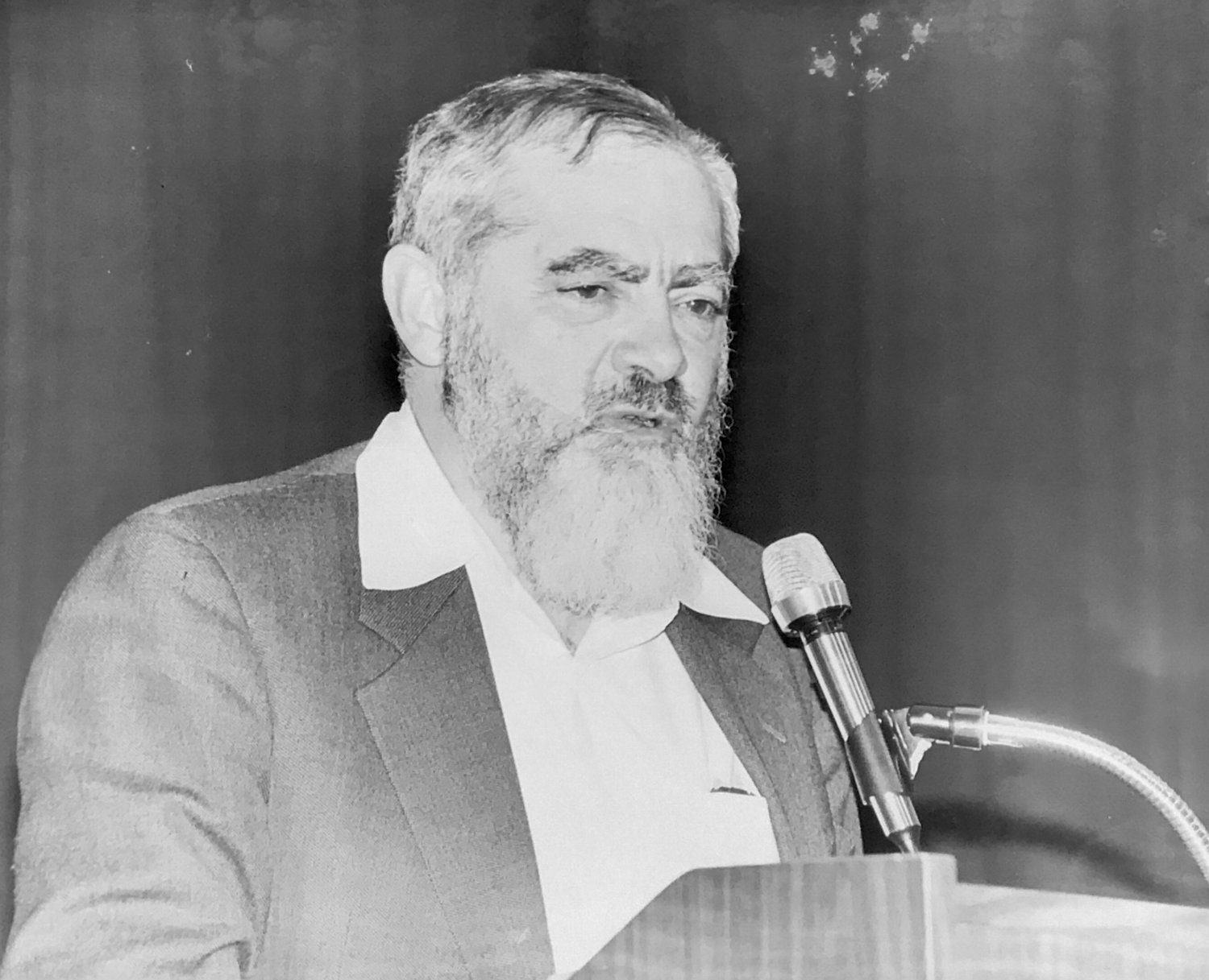 Rabbi Meir Kahane had sharp words for The Riverdale Press and two local rabbis in a speech he gave at The Riverdale Y on Feb. 25, 1990. He expressed what many described as extremist views in a 1984 debate about the future of Israel between him and then-Harvard Law School professor Alan Dershowitz.
