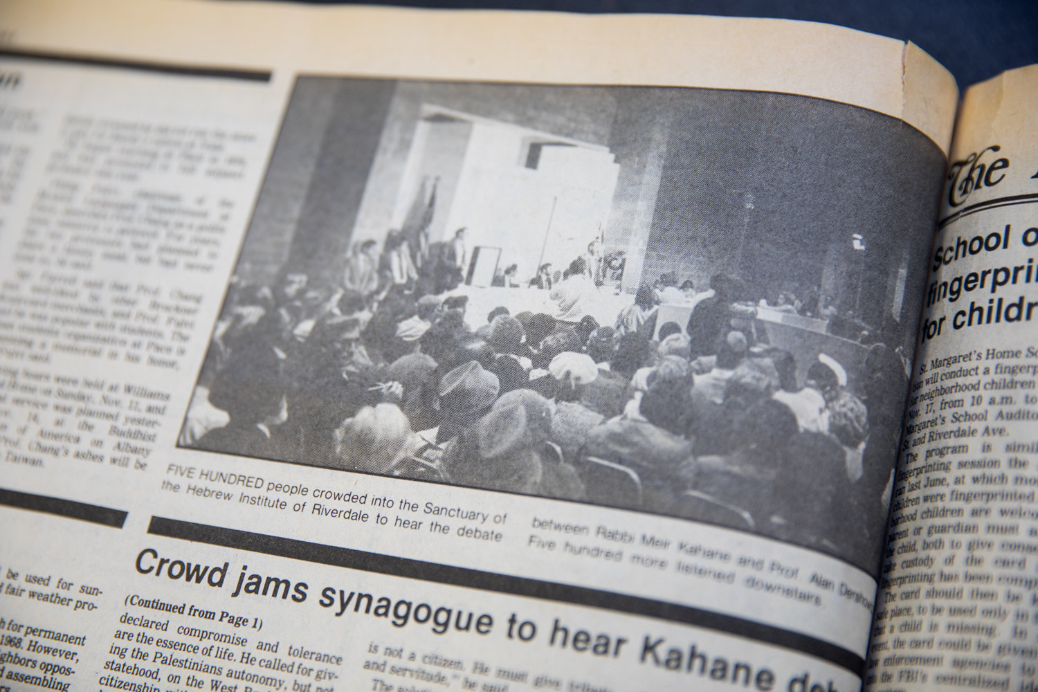 Few things can pack a space quite like the contentious 1984 debate between firebrand Rabbi Meir Kahane and then-Harvard Law School professor Alan Dershowitz did at the Hebrew Institute of Riverdale, which drew more than 800 people.