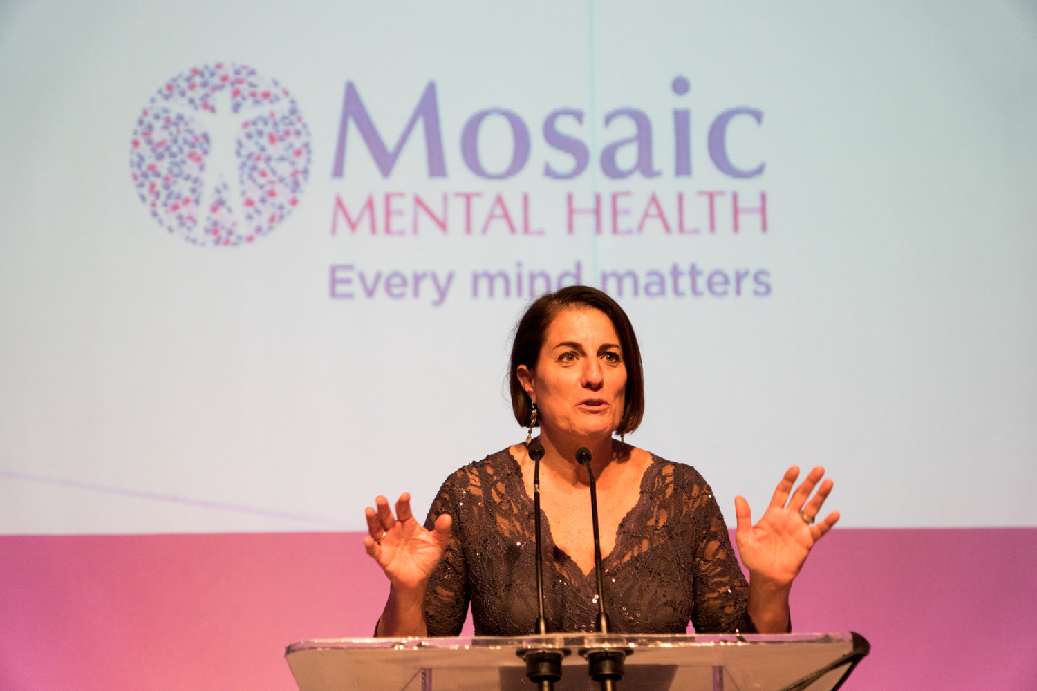 Under the leadership of executive director Donna Demetri Friedman — seen here in 2017 — the Riverdale Mental Health Association rebranded to Mosaic Mental Health.