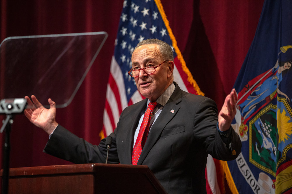 U.S. Sen. Chuck Schumer has championed a coronavirus relief bill that could bring $6 billion in aid to New York state, including $1 billion to New York City alone. The bill was sent to President Trump's desk on Wednesday, and he's expected to sign.