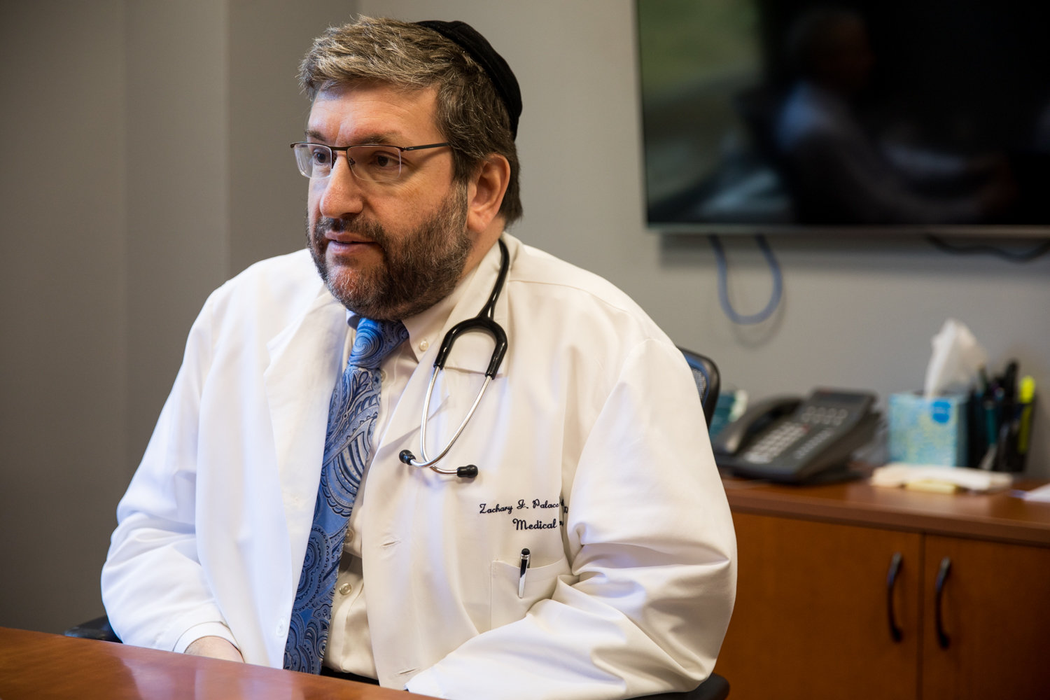 Hebrew Home at Riverdale medical director Dr. Zachary Palace is working to keep his patients and staff members healthy as the nursing home updates its death toll from complications related to COVID-19 to a borough-leading 63.