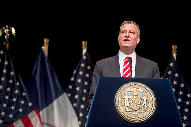 Mayor Bill de Blasio says reopening New York City is going to take a lot of hard work to keep numbers down compared to the rest of the state, especially since reopening means welcoming in tens of thousands of people from outside the city back in.
