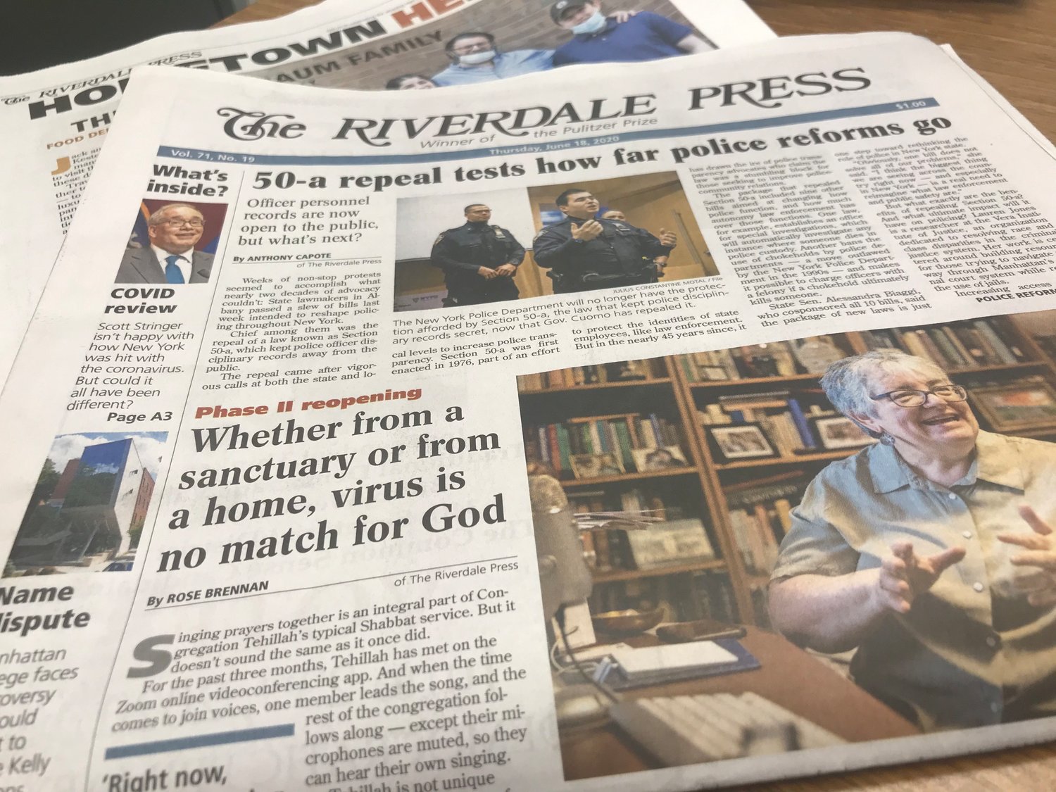 Latest From The June 18 2020 Edition Of The Riverdale Press The Riverdale Press Www 