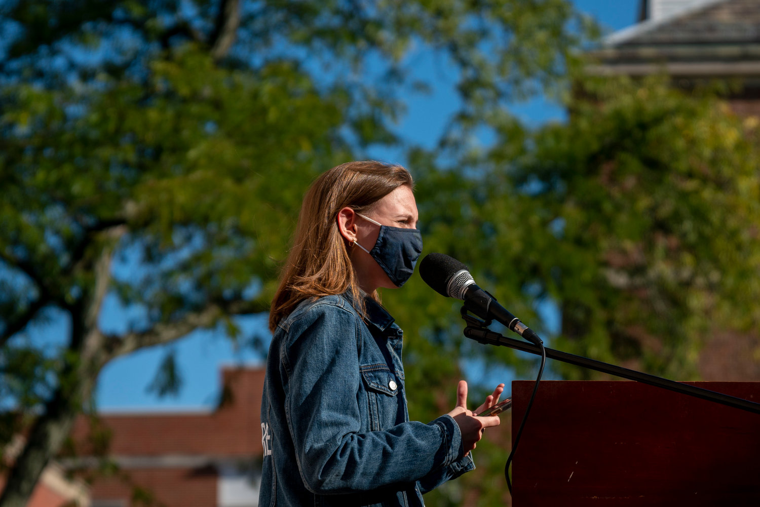 Alexandria Villaseñor, who spoke at Manhattan College’s ‘shoe strike’ Sept. 22, is a co-founder of U.S. Youth Climate Strike and the founder of Earth Uprising — both youth organizations advocating for action on climate change issues.