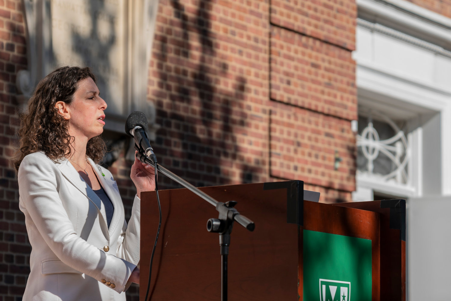 Before she was a city council candidate, Jessica Haller was a climate activist. In fact, she still is. Haller was one of several speakers invited to Manhattan College’s ‘shoe strike’ Sept. 22 to speak about climate change and its impact on the world.