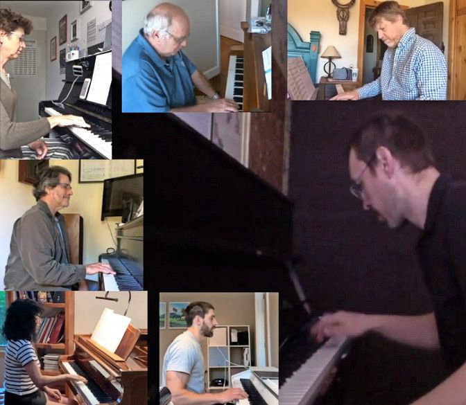 Professional musician Ron Drotos and 50 of his online students from around the world gathered virtually to create a ‘World Piano Jam,’ a four-minute piece available on Drotos’ YouTube channel.