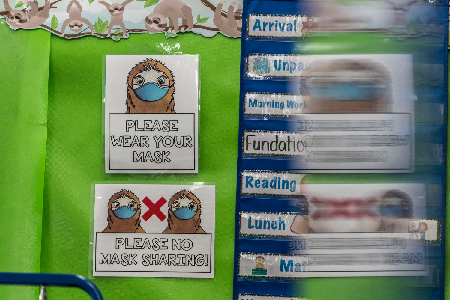 These sloth-themed mask-wearing reminders at P.S. 24 Spuyten Duyvil keep coronavirus on the mind. The majority of the city’s public schools reopened for in-person classes last week, but was heralded with a unanimous vote of no confidence from the city’s principals union.