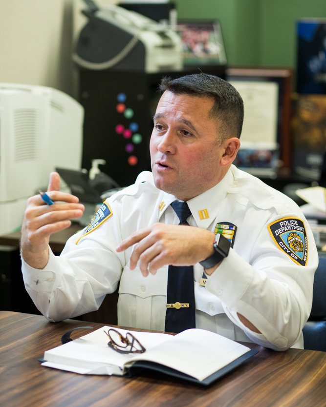 There was less violent crime like robberies in the 50th Precinct last year, but there were more non-violent crimes like burglaries and car thefts. Capt. Emilio Melendez says the precinct is going to focus on collecting more community feedback in an attempt to better address quality of life issues in the coming year.
